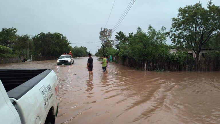 Alerta amarilla en 14 municipios del sur de Sonora por huracán Polo