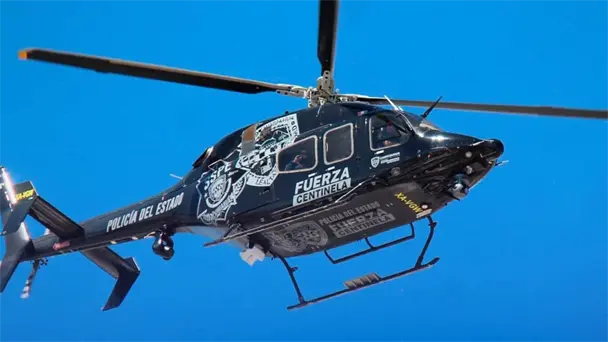 Ataque a helicóptero de Policía Estatal en Chihuahua deja un agente herido Ataque a helicóptero de Policía Estatal en Chihuahua deja un agente herido