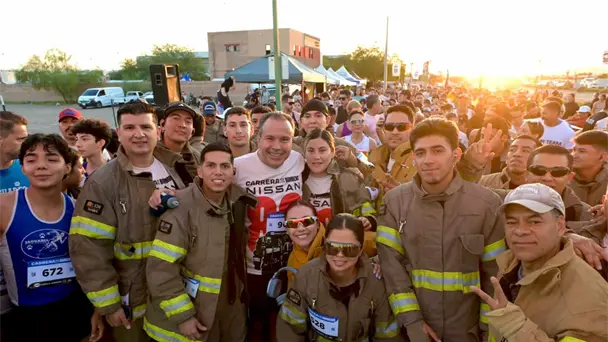 Carrera por los Bomberos reúne a más de mil personas en Hermosillo