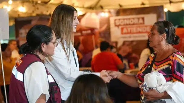 Sonora Atiende instala módulos de servicios en colonia Las Peredas