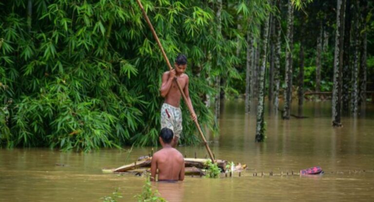 Inundaciones en Bihar afectan a casi cinco millones de personas