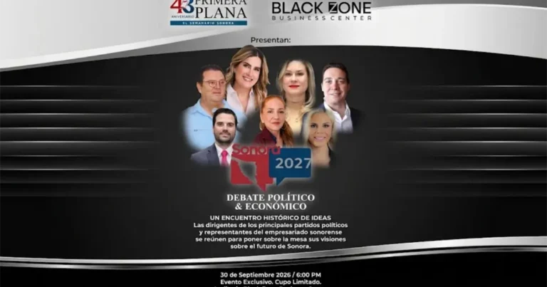Sonora 2027 reunirá a líderes empresariales y políticos en Hermosillo el 30 de septiembre de 2026