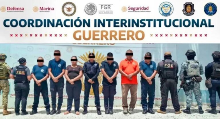 Detienen a secretario de Seguridad y policías de Coyuca de Benítez por desaparición forzada y homicidio