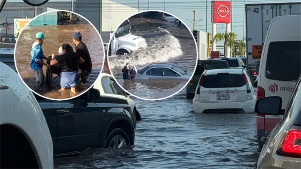 Fuertes lluvias causan inundaciones y suspensión de clases en Ciudad Obregón Fuertes lluvias causan inundaciones y suspensión de clases en Ciudad Obregón