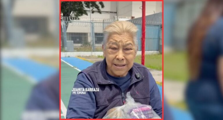 Reaparece Juana Barraza en penal de Tepepan durante entrega de apoyos Reaparece Juana Barraza en penal de Tepepan durante entrega de apoyos
