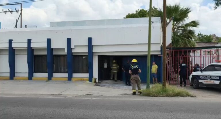 Explosión por falla eléctrica en lavandería del Centro de Hermosillo Explosión por falla eléctrica en lavandería del Centro de Hermosillo