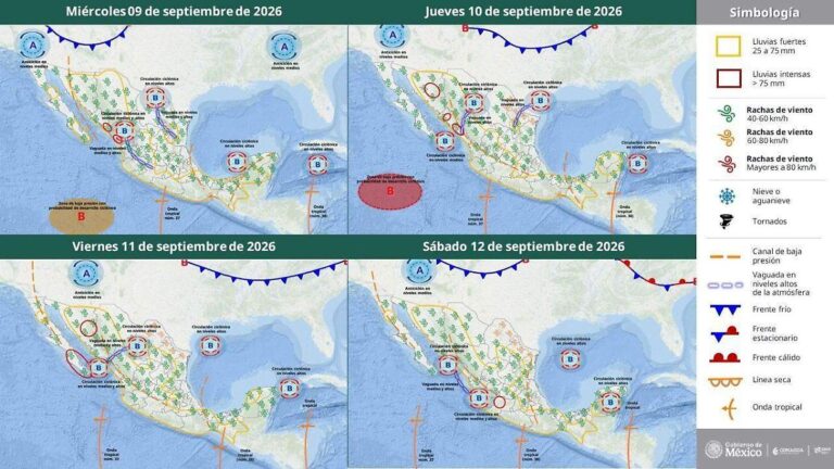 Protección Civil prevé lluvias y tormentas eléctricas en Sonora por monzón Protección Civil prevé lluvias y tormentas eléctricas en Sonora por monzón