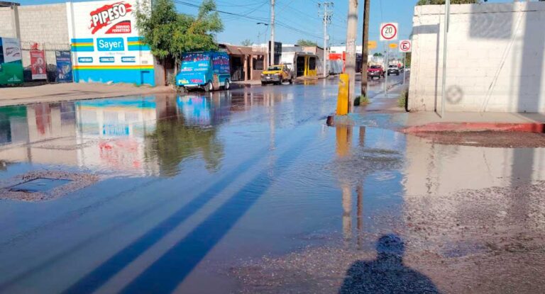 Agua de Hermosillo intensifica trabajos para controlar escurrimientos en El Sahuaro Agua de Hermosillo intensifica trabajos para controlar escurrimientos en El Sahuaro