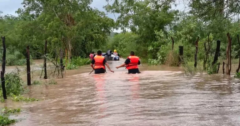 Autoridades de Navojoa evalúan daños tras huracán Polo para gestionar apoyos federales