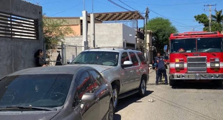 Conato de incendio moviliza a cuerpos de emergencia en colonia El Mariachi, Hermosillo