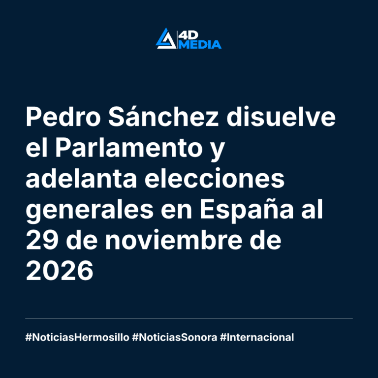 Pedro Sánchez disuelve el Parlamento y adelanta elecciones generales en España al 29 de noviembre de 2026