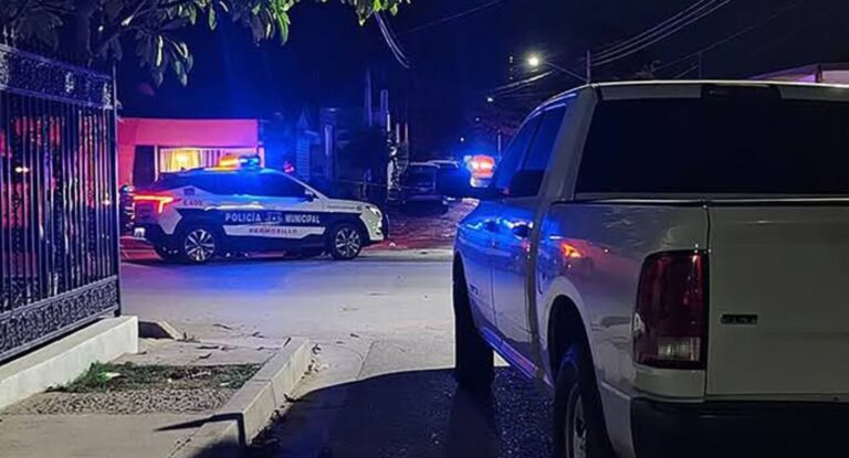 Operativo policial tras reporte de disparos en Valle del Portal, Hermosillo la noche del 4 de octubre