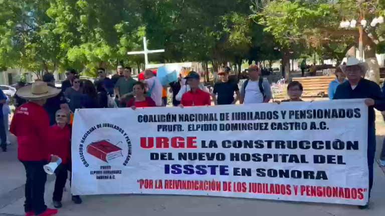 Trabajadores de la salud en Hermosillo exigen frenar penal y destinar recursos a hospitales
