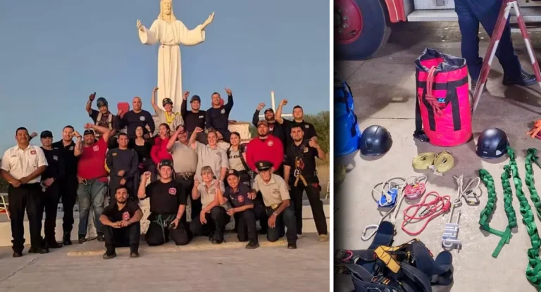 Bomberos de Ures reciben capacitación y equipo especializado para rescate vertical