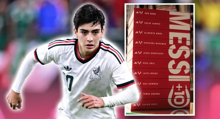 Gilberto Mora, futbolista mexicano, es elegido entre las diez promesas mundiales en campaña Messi +10 de Adidas
