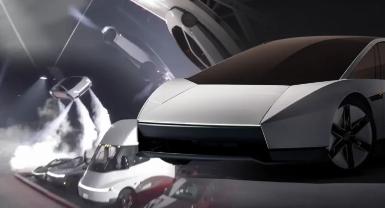 Elon Musk presenta el nuevo Tesla Roadster con maniobras aéreas en Texas