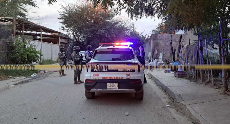 Hombre resulta lesionado tras ataque armado en Villa del Real, Hermosillo