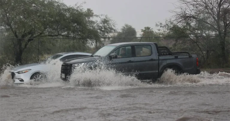 Lluvias de hasta 16.76 mm y vientos de 54.7 km/h se registran en Hermosillo sin incidentes