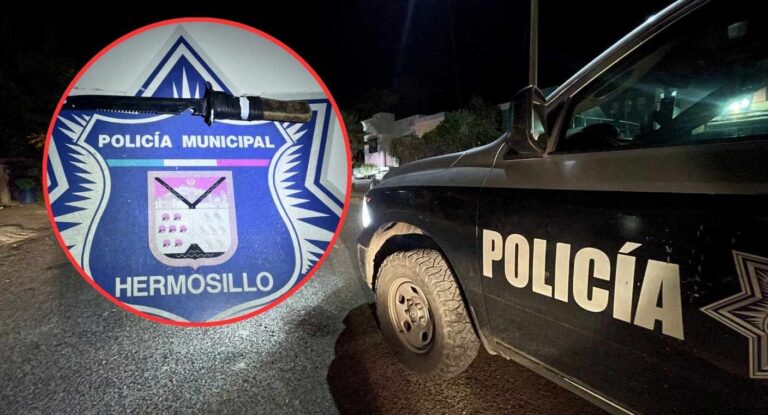Detienen a hombre por robo de pañales y portar cuchillo en Hermosillo