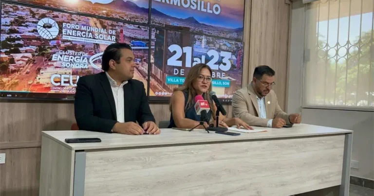 Foro Mundial de Energía Solar 2026 se realizará en Hermosillo del 21 al 23 de octubre