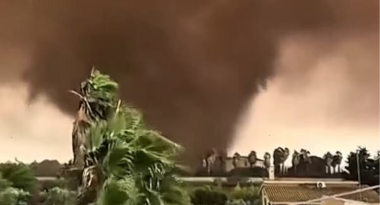 Dos tornados causan destrucción y heridos en Marsala, Sicilia