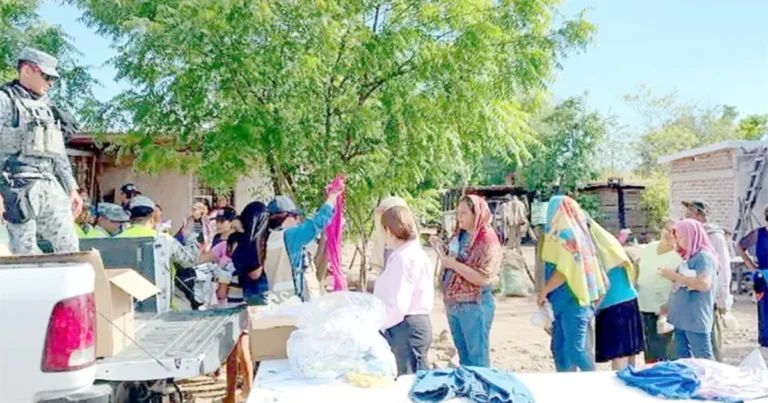 Coordinan atención y recuperación en el sur de Sonora tras huracán Polo