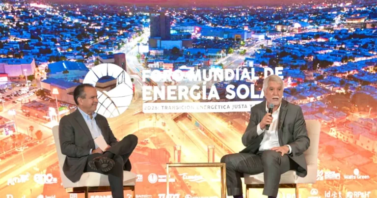 Enrique Peñalosa destaca acciones de movilidad sustentable y espacio público en Hermosillo durante el Foro Mundial de Energía Solar 2026