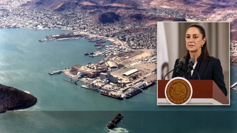 Sheinbaum afirma que proyecto Amigo LNG en Guaymas no causa daño ambiental y sigue detenido por amparos