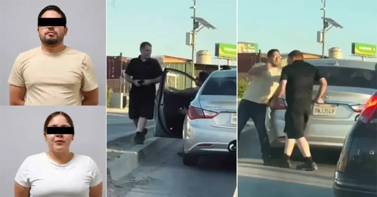 Adulto mayor agredido tras choque vial en Tijuana; pareja detenida