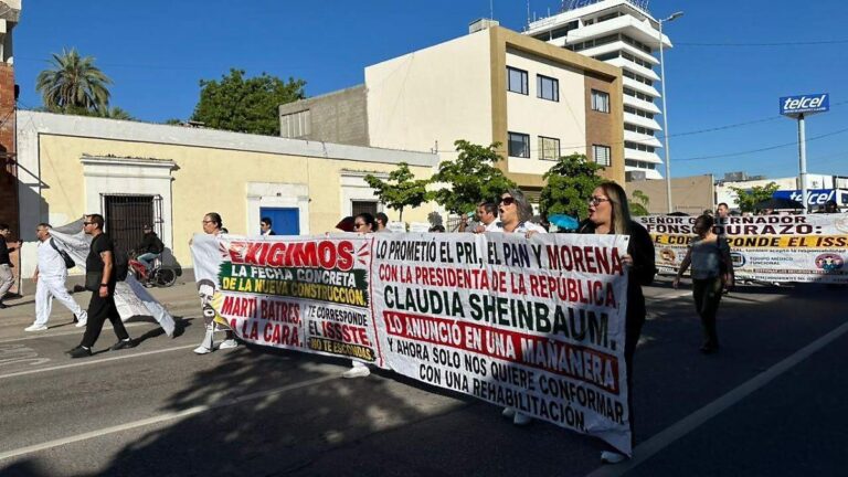 Trabajadores de salud en Sonora exigen reunión con el gobernador tras mesa sin acuerdos
